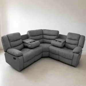 Sorrento Fabric Manual Recliner Corner Sofa