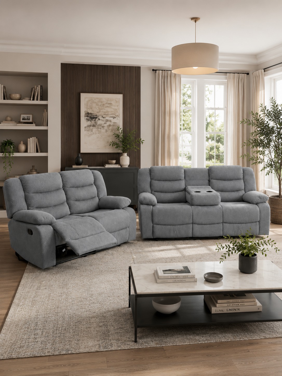 Sorrento fabric manual recliner