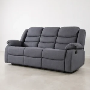 Sorrento Fabric Manual Recliner 3 Seater
