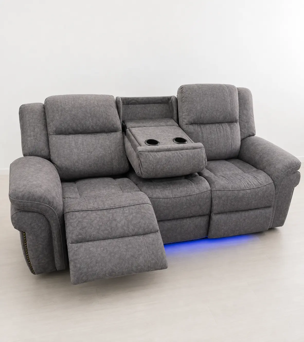 Berlin Fabric Electric Recliner 3+2 Seater - Image 3