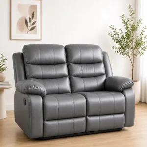 Roma Leather Manual Recliner 2 Seater